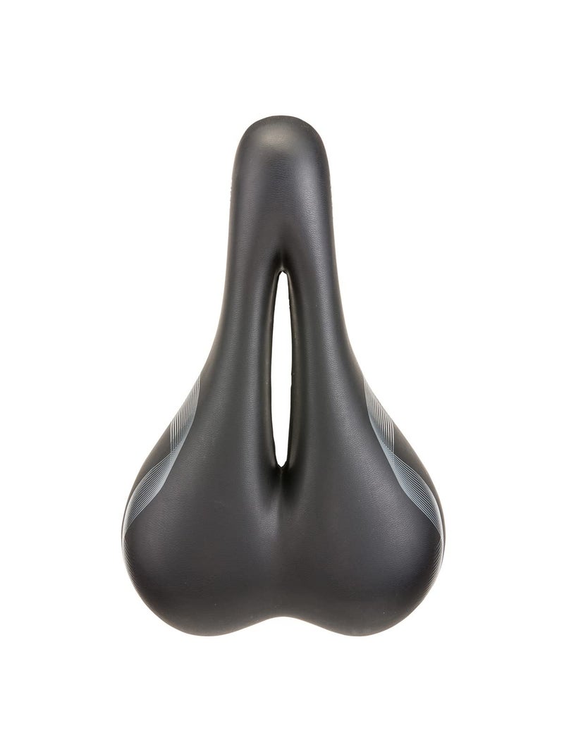 Terry Cite Y Gel Bike Saddle | Bicycle Seat Optimized for Men - Flexible & Comfortable | Sit Bone Support, Shock Absorbing Elastomers, Low Profile, Flat Top - Black Black, - Image 2